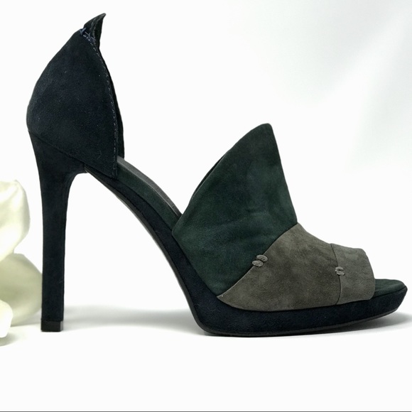 🚨FINAL🚨7 FOR ALL MANKIND Green Suede Heels - Picture 5 of 8